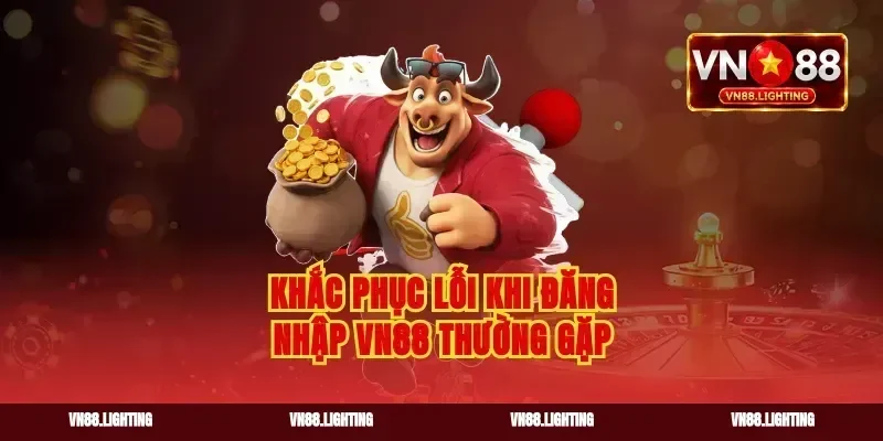 Khắc phục lỗi khi đăng nhập VN88 thường gặp