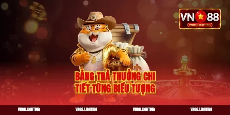 Bảng trả thưởng chi tiết từng biểu tượng