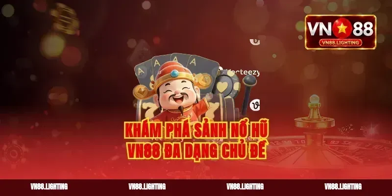 Khám phá sảnh nổ hũ vn88 đa dạng chủ đề