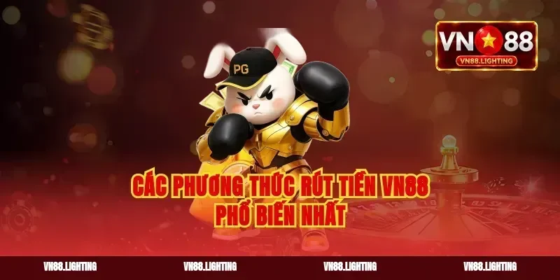 Các phương thức rút tiền VN88 phổ biến nhất